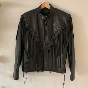 Vintage Bristol Leather Motorcycle Jacket